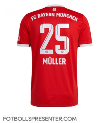 Bayern Munich Thomas Muller #25 Hemma Matchtröja 2022-23 Kortärmad